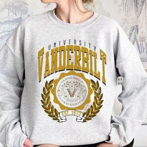 Vanderbilt University Vintage Style Sweatshirt, Vanderbilt University Shirt